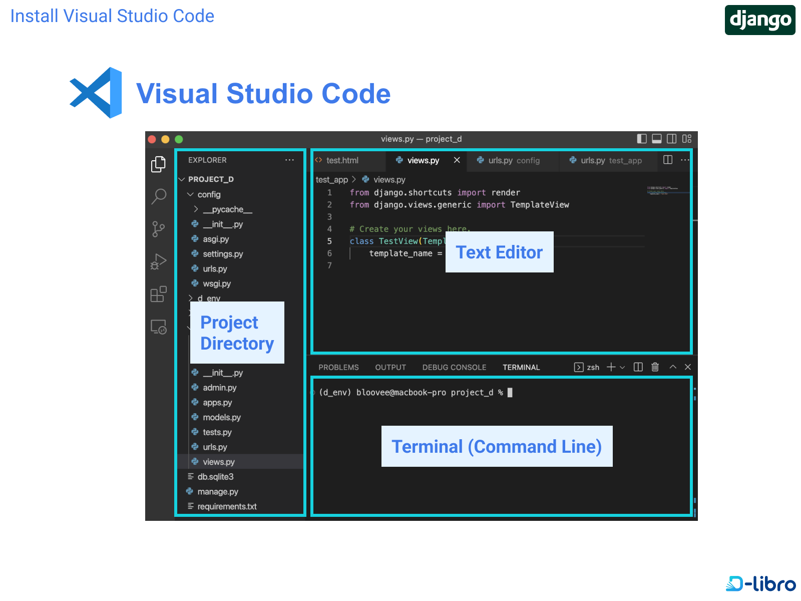 Install Visual Studio Code logo